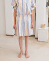 BASERANGE French-made organic cotton striped shorts (BAS-SHST-PO-SU25-MARTINIQUE STRIPE)